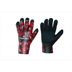 Guantes Thermal Skin Camo Red Picasso