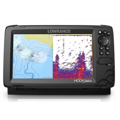 Sonda GPS Plotter Lowrance HOOK Reveal 9

con Transductor de popa HDI 83/200 300w kHz 455/800 kHz y DownScan