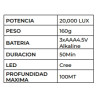 Linterna C4 Luxo caracteristicas