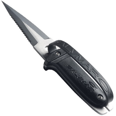 Cuchillo Salvimar St-Blade negro